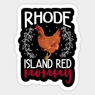 Rhode Island Red Mommy Sticker